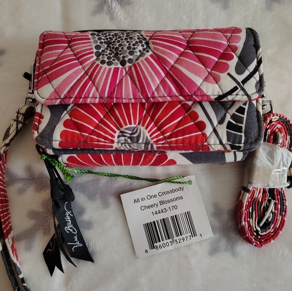 Vera Bradley Handbags - Vera Bradley All In One Crossbody Cherry Blossoms Bag